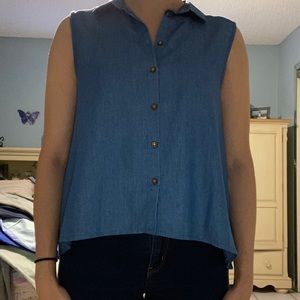 Jean blouse